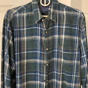 Lucky Brand Mens snapfront shirt
